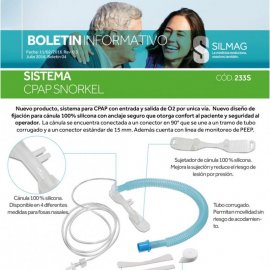 Nuevo Sistema CPAP con Snorkel - Silmag